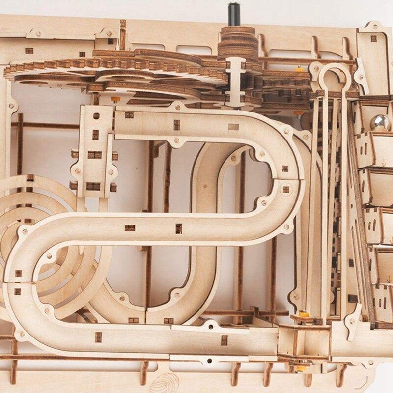 Wooden Model Waterweel Marble Circuit