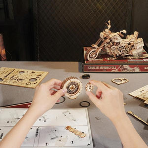 Wooden Model Moto Cruiser