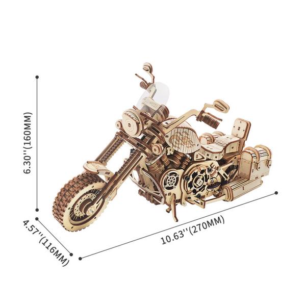 Wooden Model Moto Cruiser