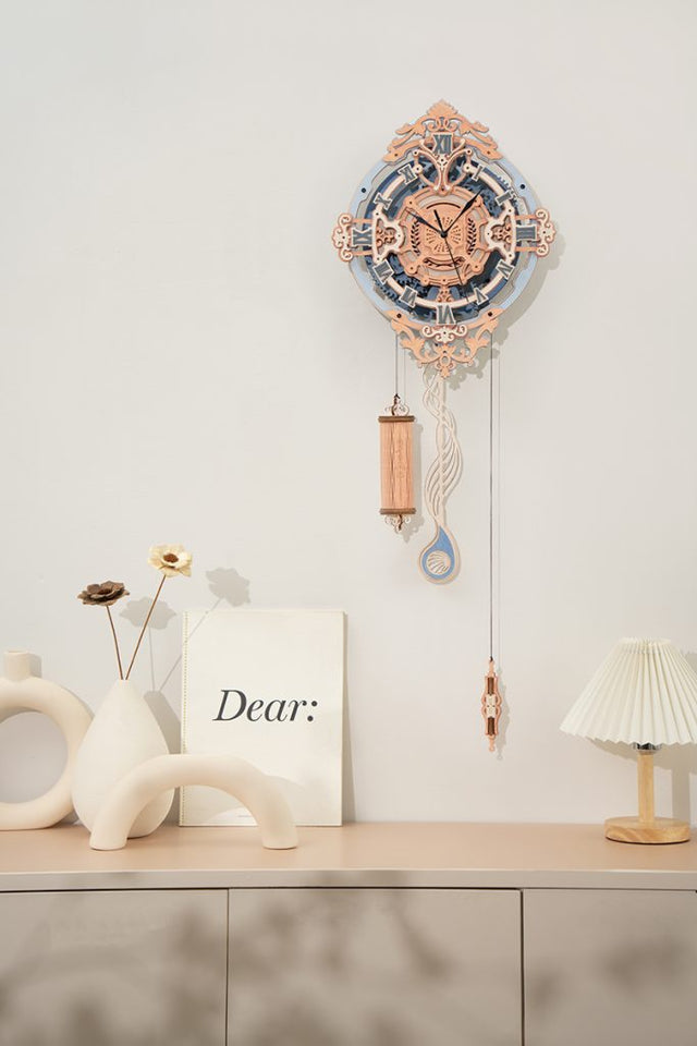 Romantic Note Wall Clock