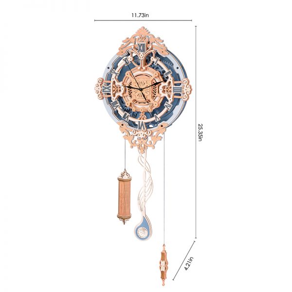 Romantic Note Wall Clock