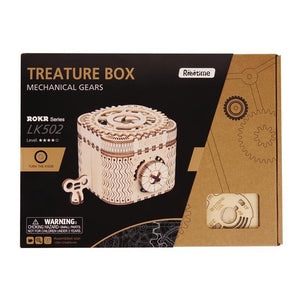 Wooden Model Treasure Box