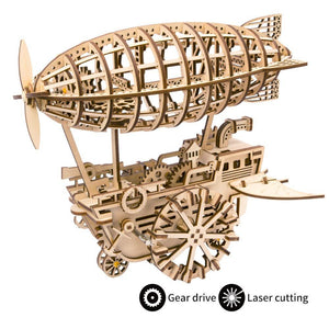 Wooden Model Mechanical Airship