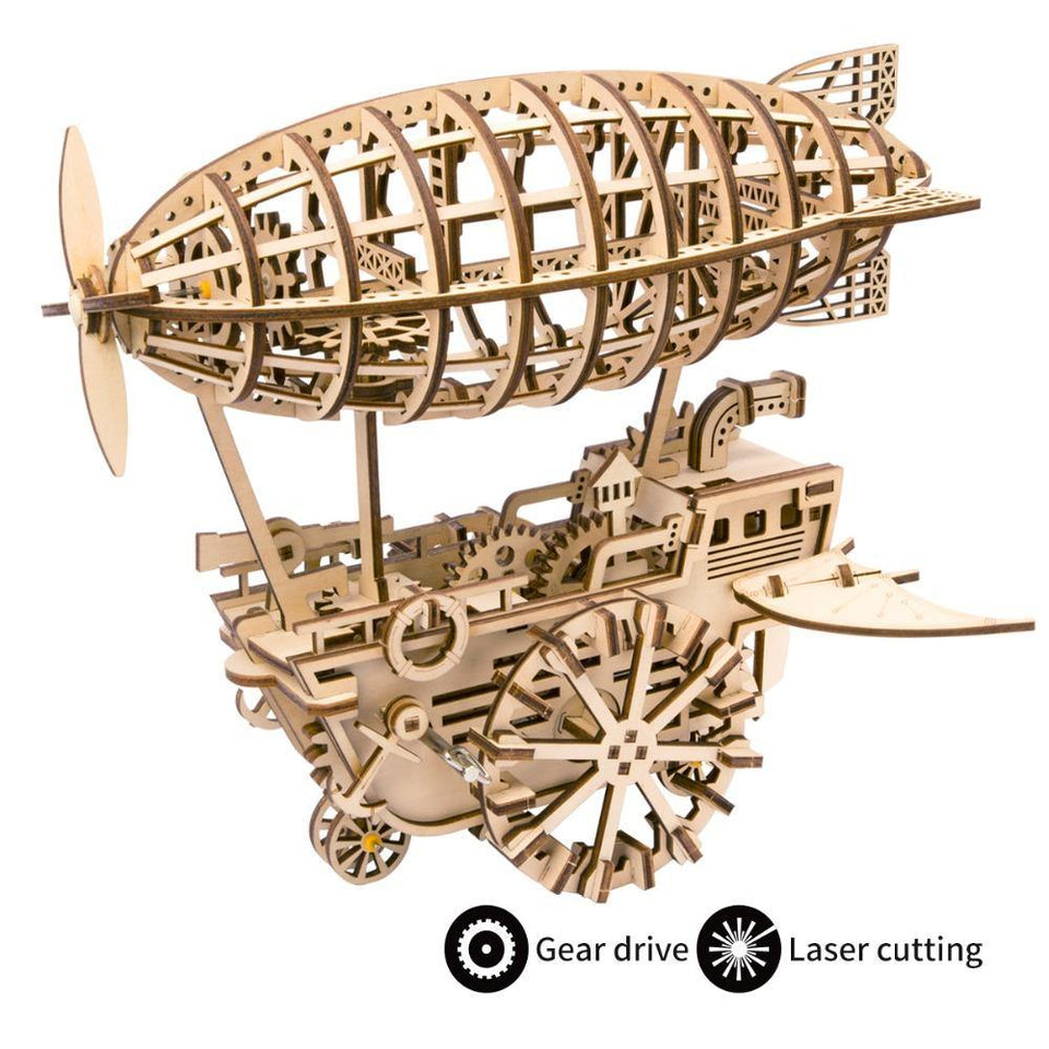 Wooden Model Mechanical Airship