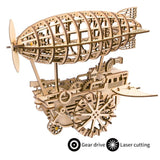 Wooden Model Mechanical Airship