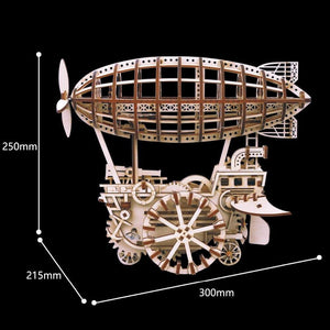 Wooden Model Mechanical Airship