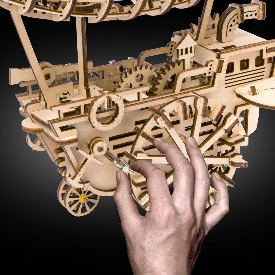 Wooden Model Mechanical Airship