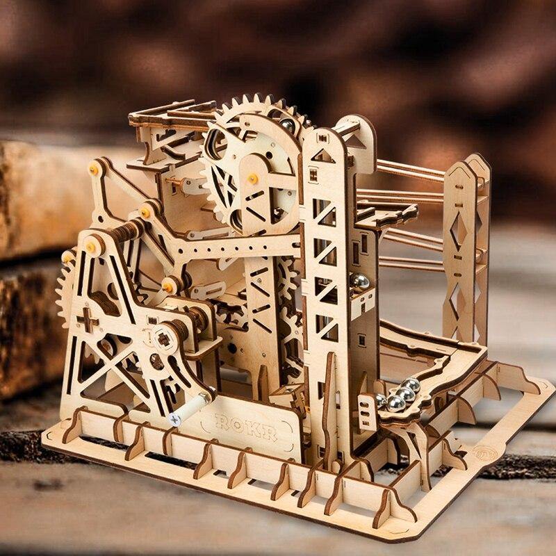 Wooden Model Log Circuit Lift Coaster