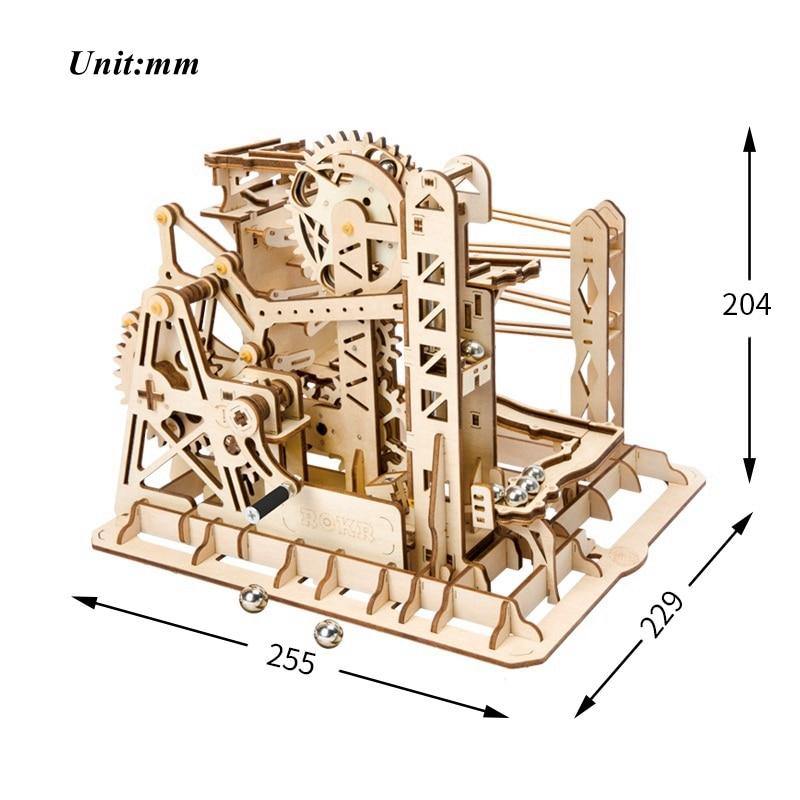 Wooden Model Log Circuit Lift Coaster