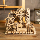 Wooden Model Marble Circuit Tower Coaster