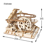 Wooden Model Waterweel Marble Circuit