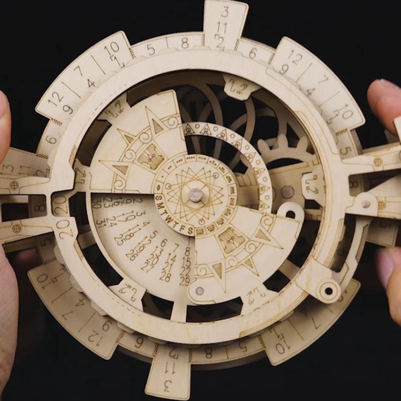 Wooden Model Perpetual Calendar