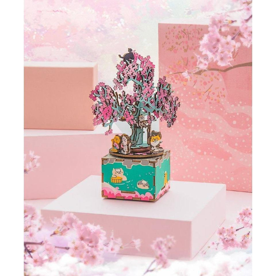 Wood Model Japanese Flowering Cherry Tree