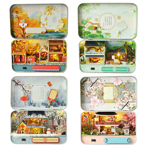 1: 24 DIY Dollhouse Kit (mini four seasons)