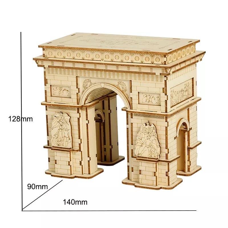 Wood Model Arc de Triomphe