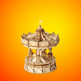 Wooden Model Enchanted Carousel