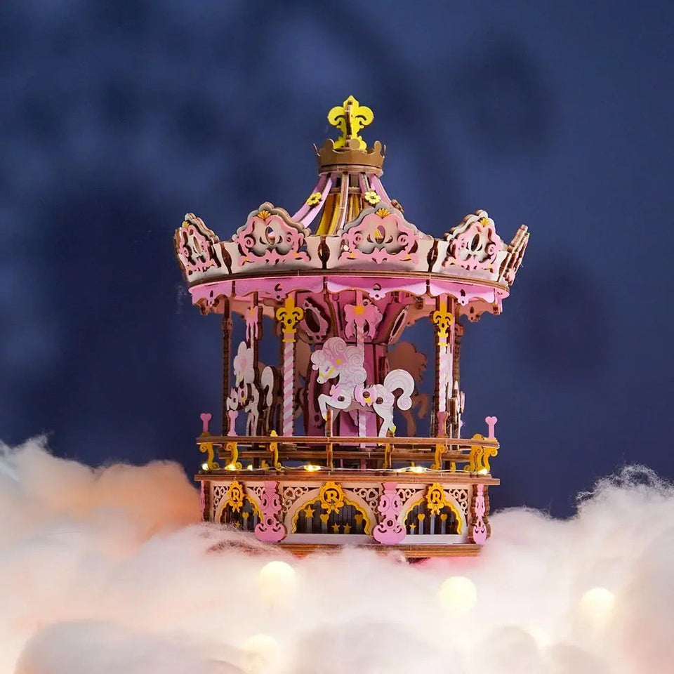 Wood Model Romantic Carousel Dream Version