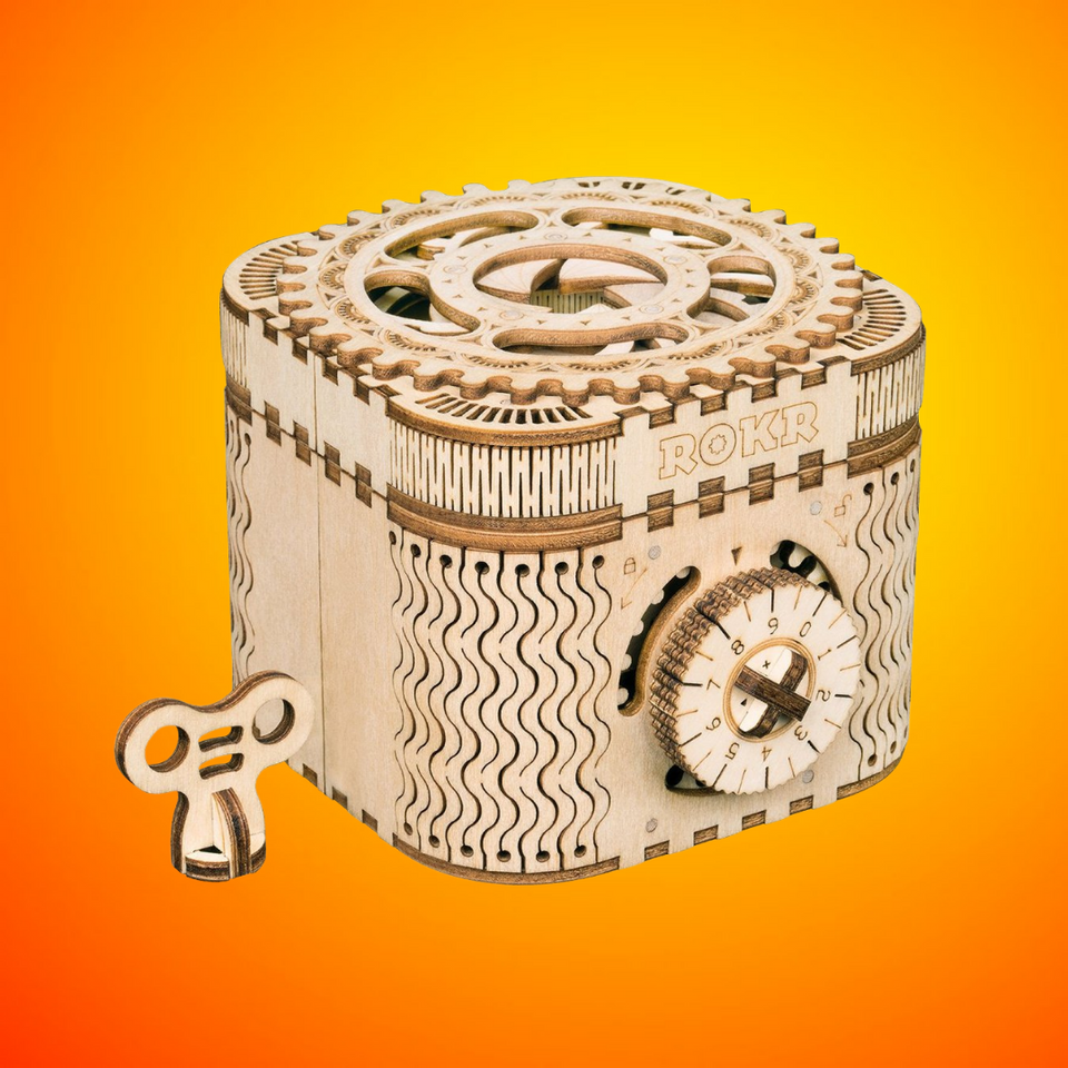 Wooden Model Treasure Box