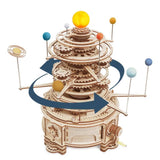Wood Model Mechanical Solar System