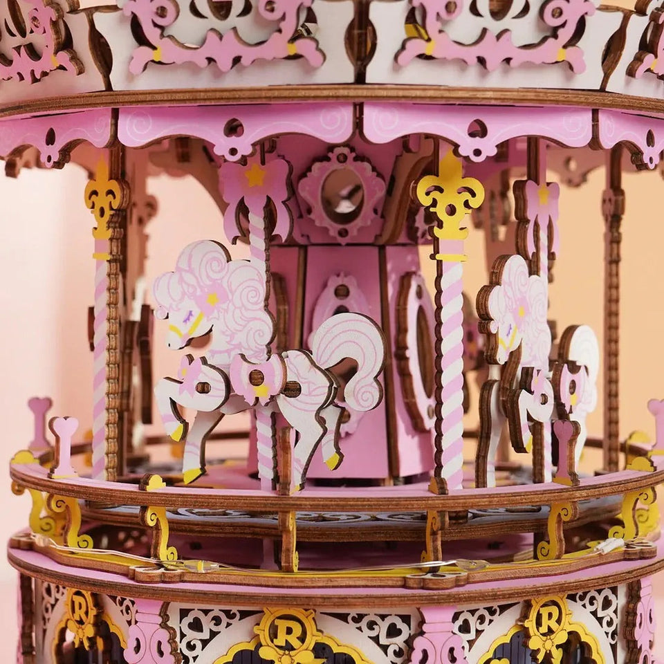 Wood Model Romantic Carousel Dream Version