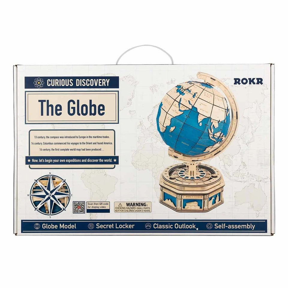 Wooden Model Globe