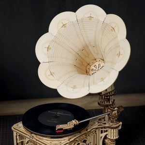 Wooden Model Classical Gramophone