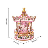 Wood Model Romantic Carousel Dream Version