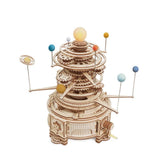 Wood Model Mechanical Solar System