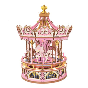 Wood Model Romantic Carousel Dream Version