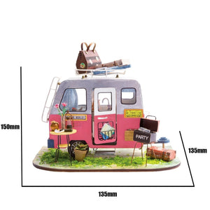 Wooden Model Happy Camper Kit