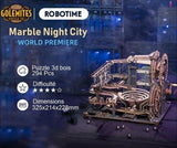 Wooden Model Night City Marble Circuit