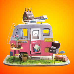 Wooden Model Happy Camper Kit