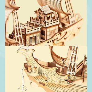 Wooden Model Boat Japan