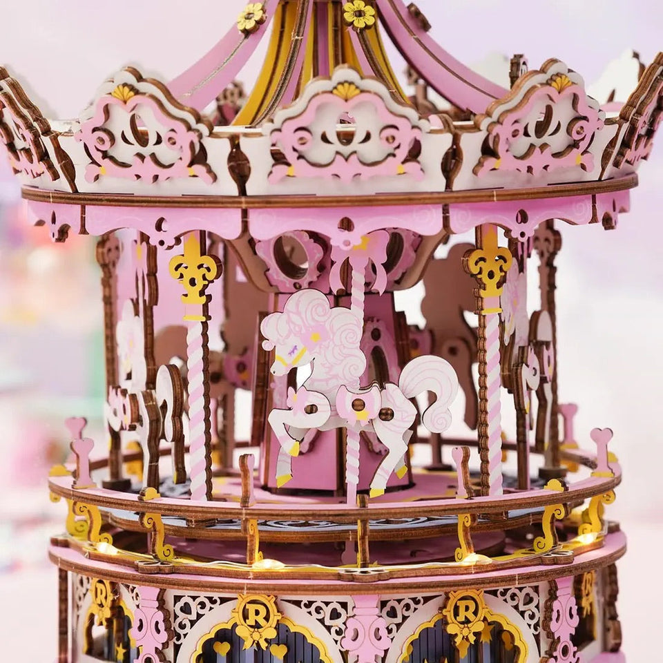 Wood Model Romantic Carousel Dream Version