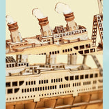 Wooden Model Boat Cruise