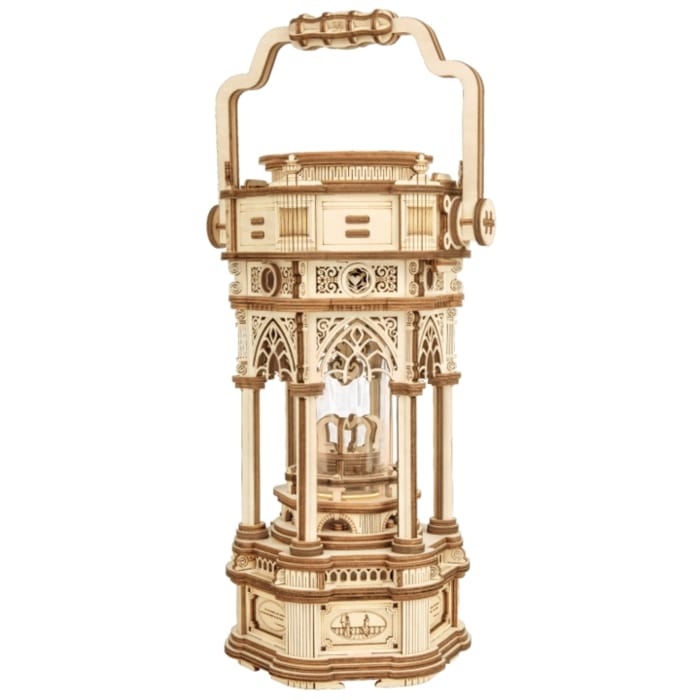 Wood Model Victorian Musical Lantern