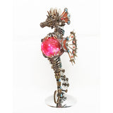 2100PCS Steampunk Seahorse Puzzle 3D DIY Model Kit with Planet Lights