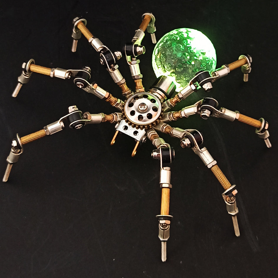 270PCS+ 3D Mini mechanical Spider DIY Model Kits Metal Puzzle