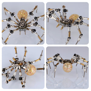 270PCS+ 3D Mini mechanical Spider DIY Model Kits Metal Puzzle