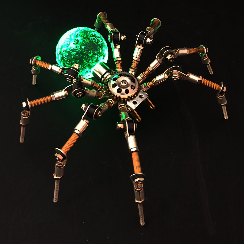 270PCS+ 3D Mini mechanical Spider DIY Model Kits Metal Puzzle