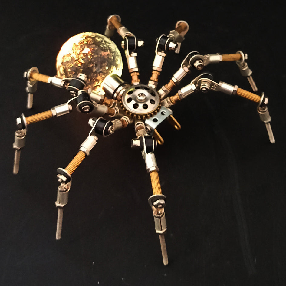 270PCS+ 3D Mini mechanical Spider DIY Model Kits Metal Puzzle