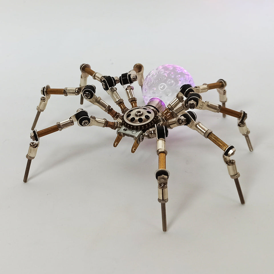 270PCS+ 3D Mini mechanical Spider DIY Model Kits Metal Puzzle