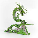 3D DIY Metal Puzzle Dragon on the Mountain Mythical Creature Model Kit