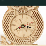 3D DIY Model Kit Owl Skeleton Mechanical Pendulum Clock
