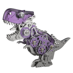 3D Metal Puzzle DIY Assembly Tyrannosaurus Dinosaur Model Kits for Kids As Gift