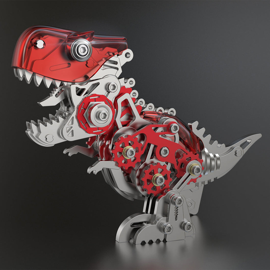 3D Metal Puzzle DIY Assembly Tyrannosaurus Dinosaur Model Kits for Kids As Gift