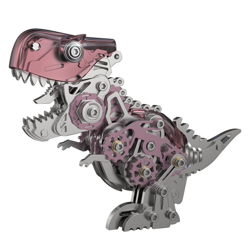 3D Metal Puzzle DIY Assembly Tyrannosaurus Dinosaur Model Kits for Kids As Gift