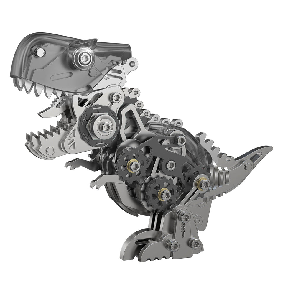 3D Metal Puzzle DIY Assembly Tyrannosaurus Dinosaur Model Kits for Kids As Gift