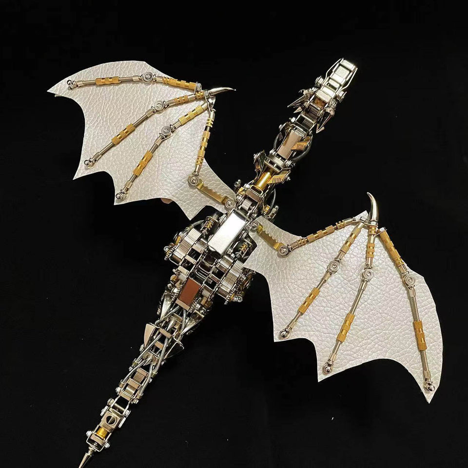 Fly Dragon Mechanical 3D Metal DIY Puzzle Model Kit With Base