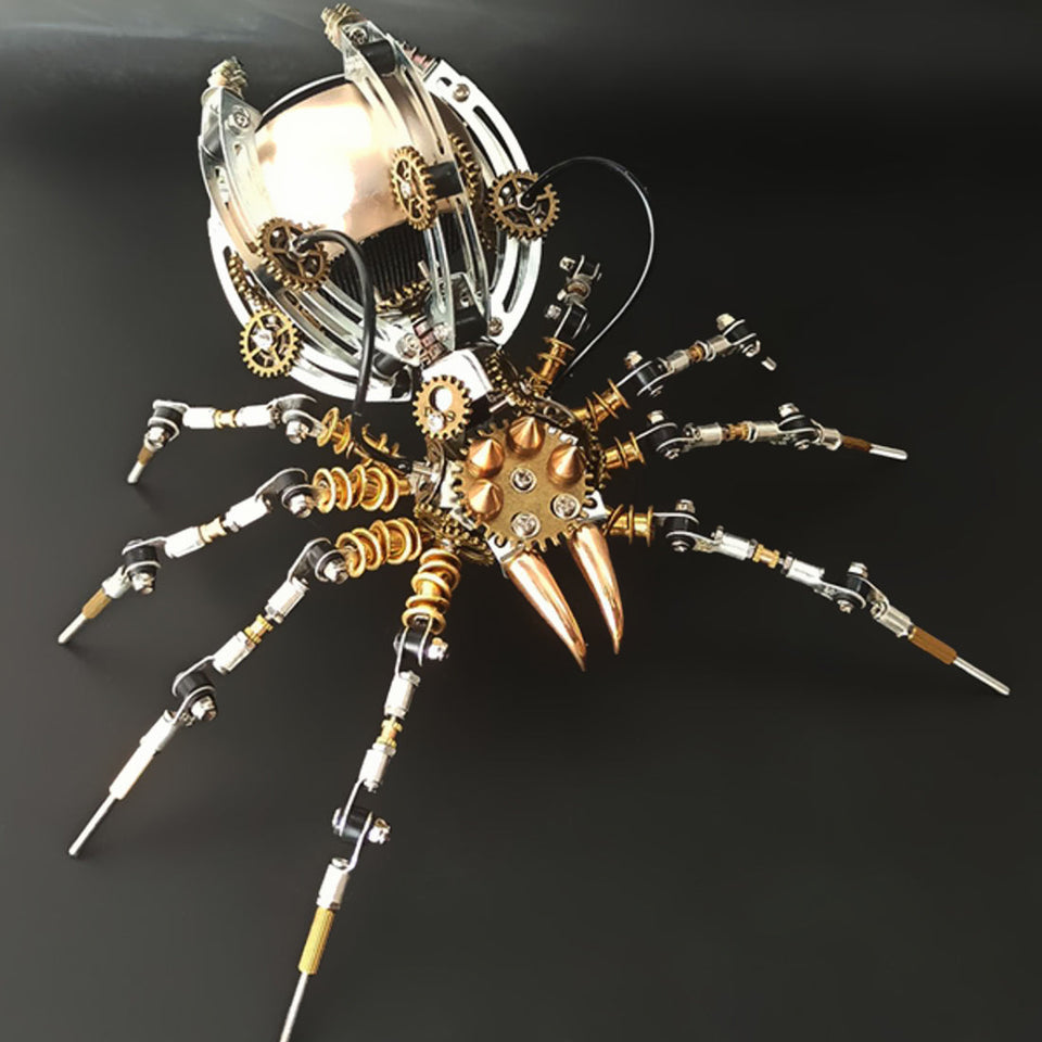 Steampunk 512PCS Spider Metal Model DIY Kits With Bluetooth Speaker